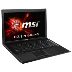 MSI GP70 2QF Leopard Pro (Core i7 4720HQ 2600 MHz/17.3"/1920x1080/8.0Gb/750Gb/DVD-RW/NVIDIA GeForce GTX 950M/Wi-Fi/Bluetooth/Win 8 64)