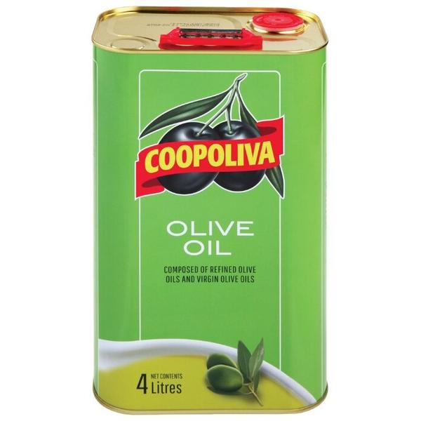 Coopoliva Масло оливковое Pure, жестяная банка
