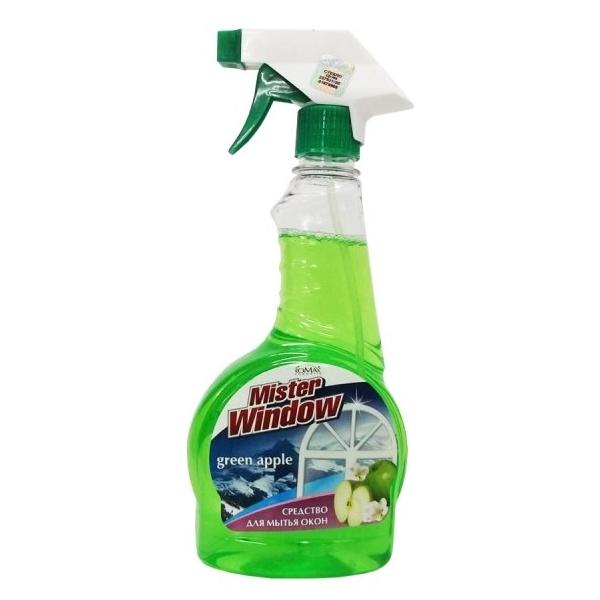 Спрей Mister Window Зеленое яблоко для мытья окон