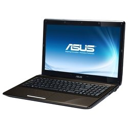 ASUS K52JU (Core i3 330M 2130 Mhz/15.6"/1366x768/4096Mb/320Gb/DVD-RW/Wi-Fi/Bluetooth/DOS)
