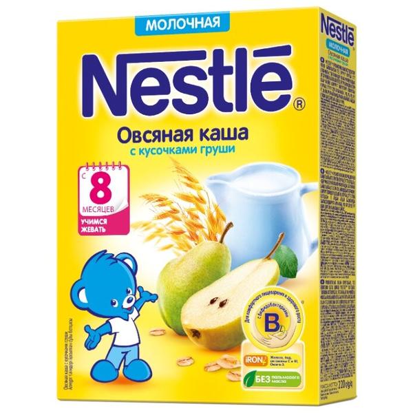 Каша Nestlé молочная овсяная с кусочками груши (с 8 месяцев) 220 г