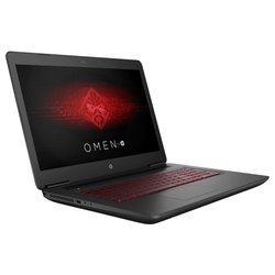 HP OMEN 17-w205ur (Intel Core i7 7700HQ 2800 MHz/17.3"/1920x1080/12Gb/1256Gb HDD+SSD/DVD нет/NVIDIA GeForce GTX 1060/Wi-Fi/Bluetooth/Win 10 Home)