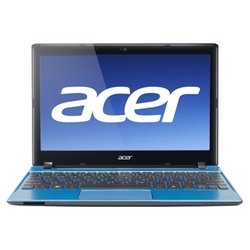 Acer Aspire One AO756-877B1bb (Celeron 877 1400 Mhz/11.6"/1366x768/2048Mb/500Gb/DVD нет/Wi-Fi/Bluetooth/Win 7 HB)