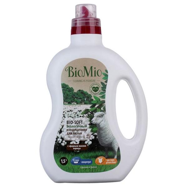Кондиционер для белья BIO-SOFT с эфирным маслом корицы и экстрактом хлопка BioMio