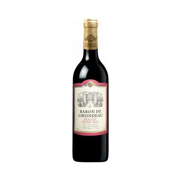 Вино Baron de Lirondeau Rouge Demi Sec, 0.75 л
