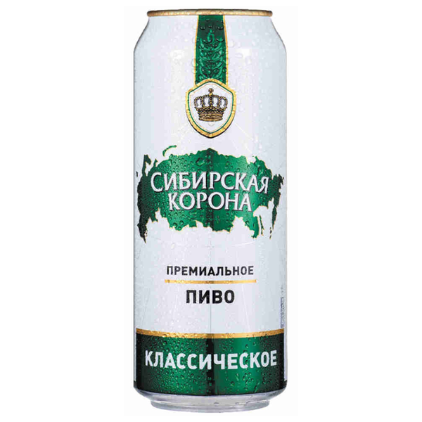 Пиво светлое Сибирская корона Классическое 0.45 л х 4 шт