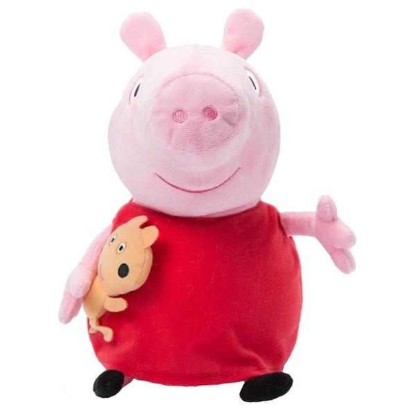 Мягкая игрушка РОСМЭН Peppa pig Пеппа с игрушкой 40 см