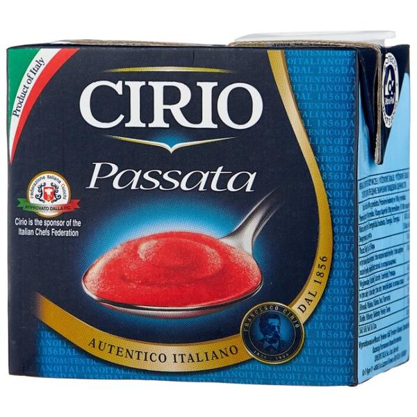 Пюре томатное Passata Cirio картонная коробка 500 г