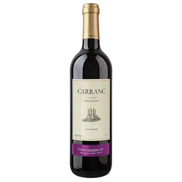 Вино Carranc Tinto Semidulce, 0.75 л