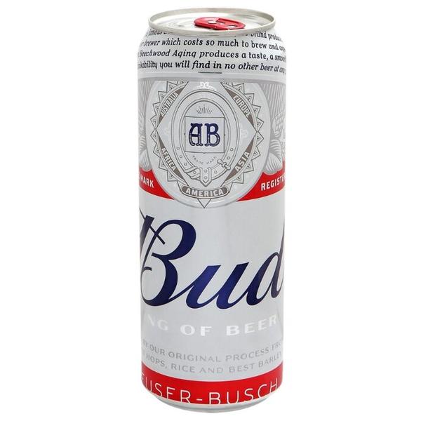 Пиво светлое Bud 0.45 л