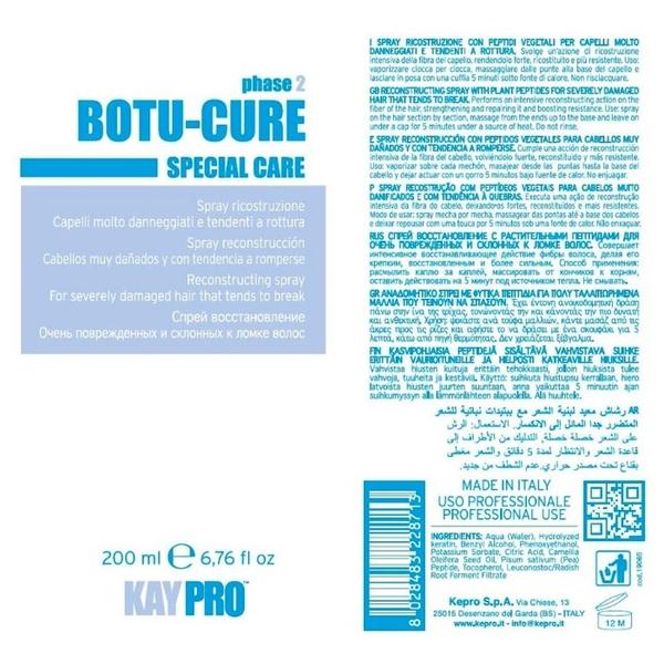 KayPro Botu-Cure Спрей для волос восстанавливающий c ботоксом