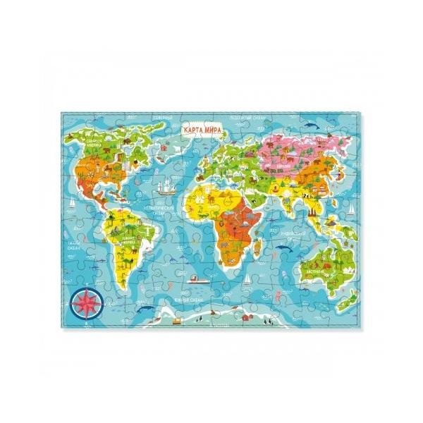 Пазл Dodo Карта мира (R100110), 100 дет.