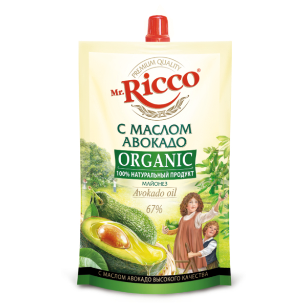 Майонез Mr.Ricco с маслом авокадо 67%