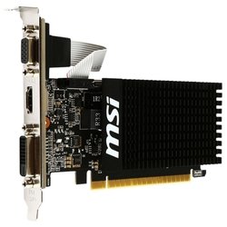 MSI GeForce GT 710 954Mhz PCI-E 2.0 2048Mb 1600Mhz 64 bit DVI HDMI HDCP Silent RTL