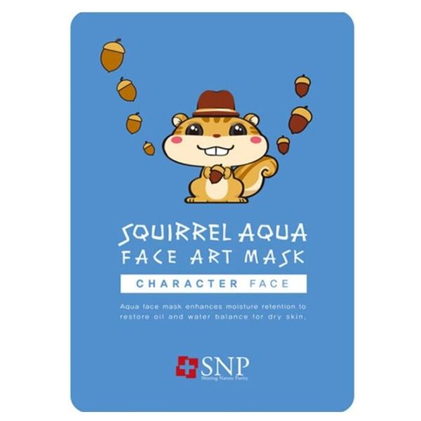 SNP маска увлажняющая Squirrel Aqua Face Art Mask