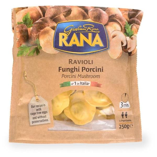 Rana Макаронные изделия Ravioli с белыми грибами, 250 г