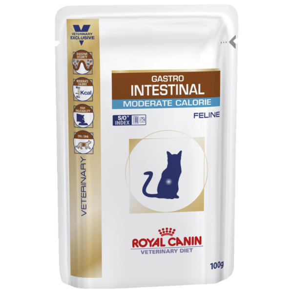 Корм для кошек Royal Canin при проблемах с ЖКТ, при чувствительном пищеварении 100 г (кусочки в желе)