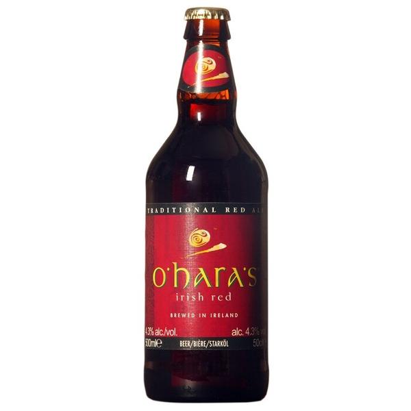 Пиво Carlow, O'Hara's Irish Red, 0.5 л