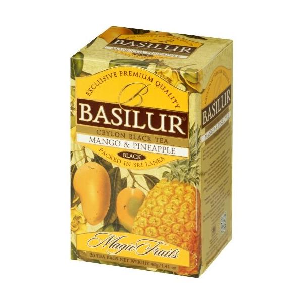 Чай черный Basilur Magic fruits Mango&Pineapple в пакетиках