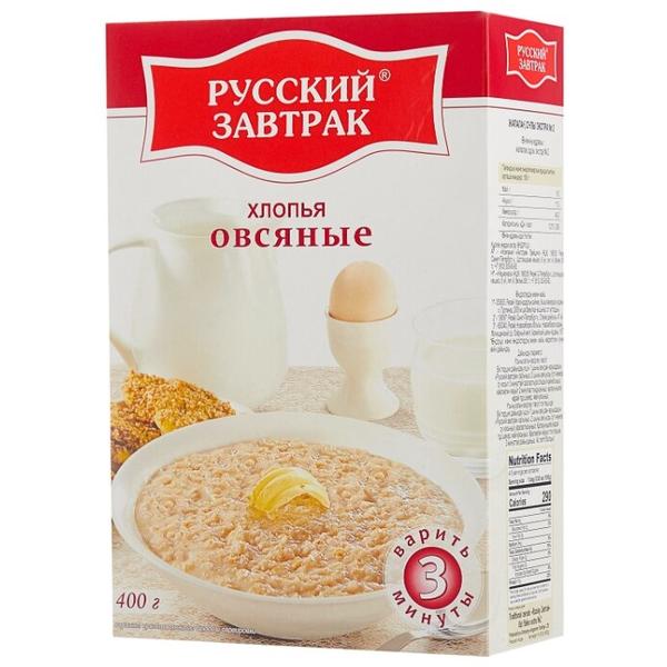 Русский завтрак Хлопья овсяные, 400 г