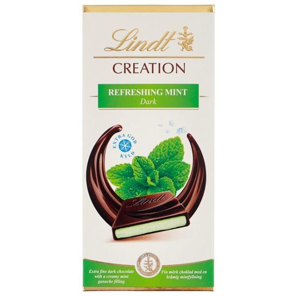 Шоколад Lindt Creation Refreshing Mint темный с мятной начинкой, 47% какао