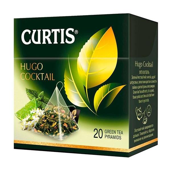 Чай зеленый Curtis Hugo cocktail в пирамидках