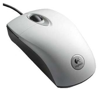 Logitech RX300 Optical Mouse 3D White USB+PS/2