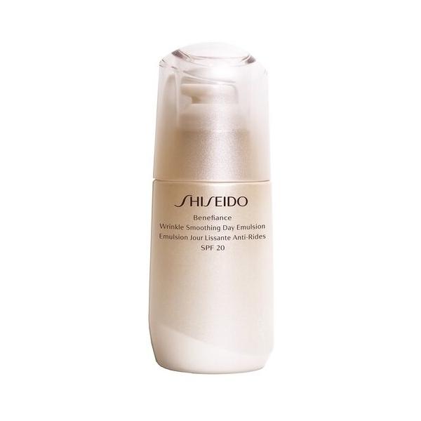 Shiseido Benefiance Wrinkle Smoothing Day Emulsion SPF20 Дневная эмульсия для лица разглаживающая морщины