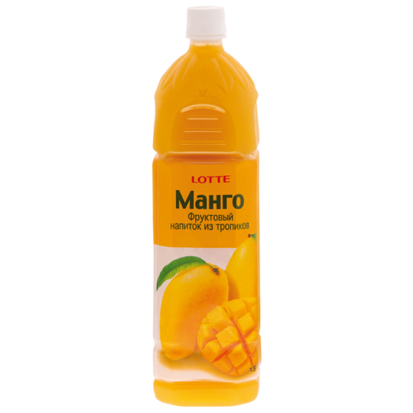 Напиток сокосодержащий LOTTE из манго с мякотью, без сахара