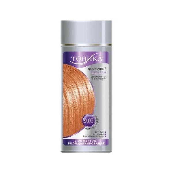 Тоника Оттеночный бальзам для осветленных и светлых волос, 9.05 жемчужно-розовый с эффектом биоламинирования