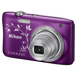 Nikon Coolpix L31 + память 4Gb (VNA873KR01) (фиолетовый с рисунком)