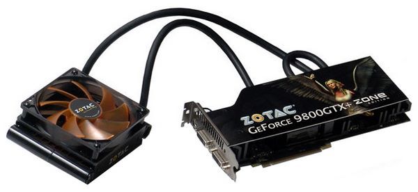 ZOTAC GeForce 9800 GTX+ 738Mhz PCI-E 2.0 512Mb 2200Mhz 256 bit 2xDVI TV HDCP YPrPb Cool