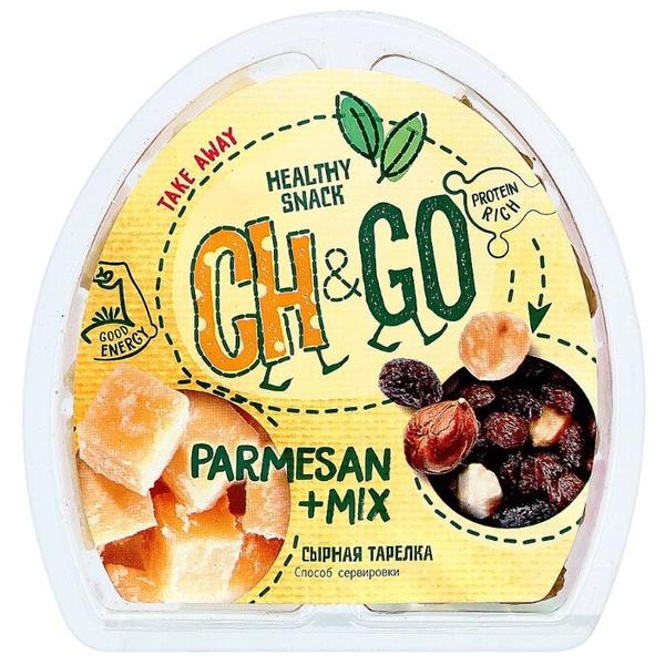 Сыр Cheese Gallery Сырная тарелка Parmesan твердый с изюмом и фундуком 32%