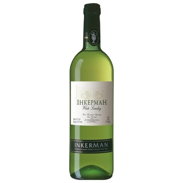 Вино Инкерман, Белое Полусухое, 0.75 л