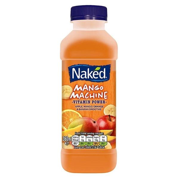 Смузи Naked Mango Machine Яблоко-Манго-Апельсин-Банан
