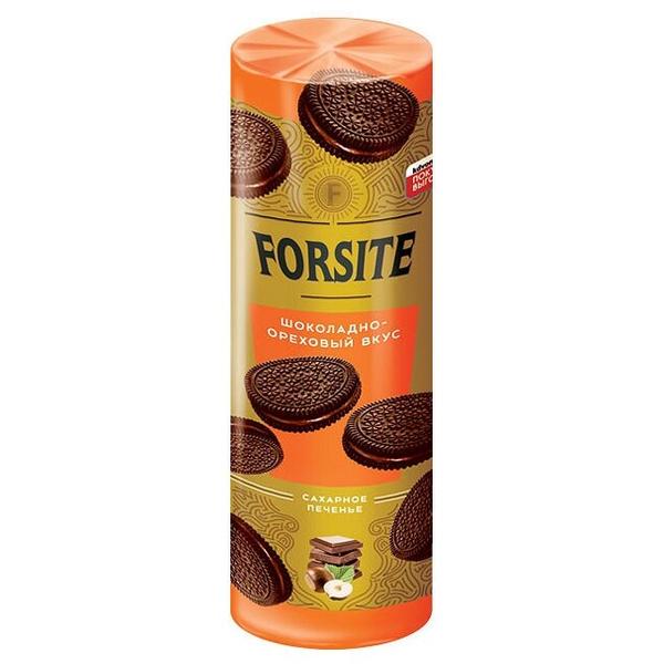 Печенье Forsite сахарное с шоколадно-ореховым вкусом, 208 г