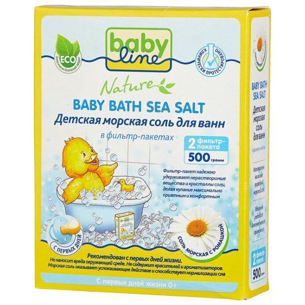 BabyLine Nature Морская соль с ромашкой
