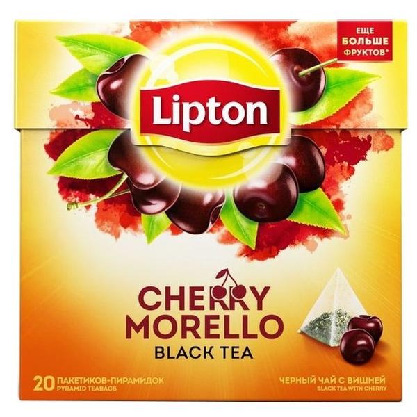Чай черный Lipton Cherry Morello в пирамидках