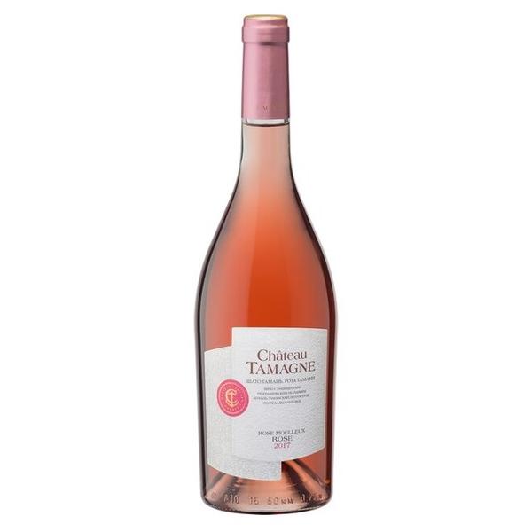 Вино Chateau Tamagne Роза Тамани розовое полусладкое 0.75 л