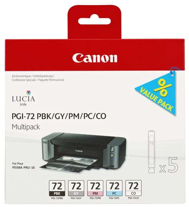 Canon PGI-72 PBK/GY/PM/PC/CO (6403B007)