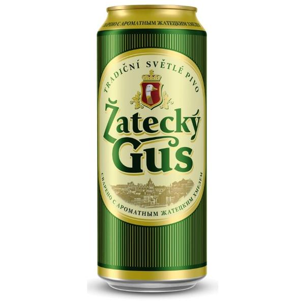 Пиво светлое Zatecky Gus 0.9 л