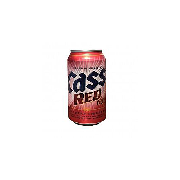 Пиво светлое Cass Red 6.9, 0.355 л