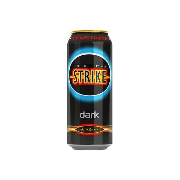 Слабоалкогольный напиток тонизирующий Ten Strike Dark 0.45 л