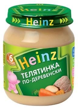 Heinz Телятинка по-деревенски (с 6 месяцев) 120 г