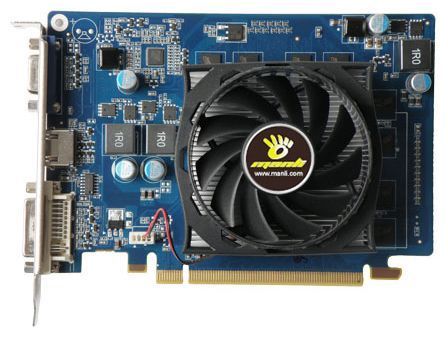 Manli GeForce GT 220 625Mhz PCI-E 2.0 512Mb 800Mhz 128 bit DVI HDMI HDCP