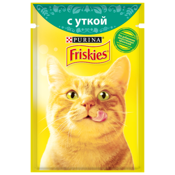 Корм для кошек Friskies с уткой 85 г (кусочки в соусе)