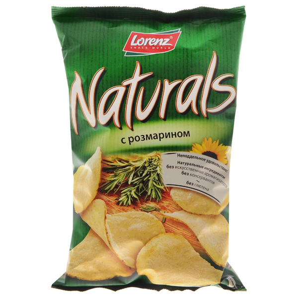 Чипсы Naturals картофельные с розмарином
