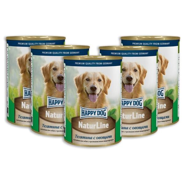 Корм для собак Happy Dog NaturLine телятина с овощами 400г