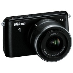 Nikon S1 Kit (black 10.1Mpix 11-27.5mm /  30-110mm 3 1080p SDHC, Ком-т с объективами EN-EL20)