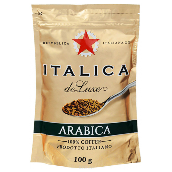 Кофе растворимый Italica Arabica de Luxe сублимированный, пакет